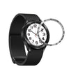 For Samsung Galaxy Watch6 Classic 47mm E Style Smart Watch Steel Ring Protective Frame(Silver) - Watch Cases by PMC TechLife | Online Shopping South Africa | PMC TechLife