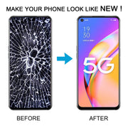 For OPPO A93 5G OEM LCD Screen Digitizer Full Assembly with Frame