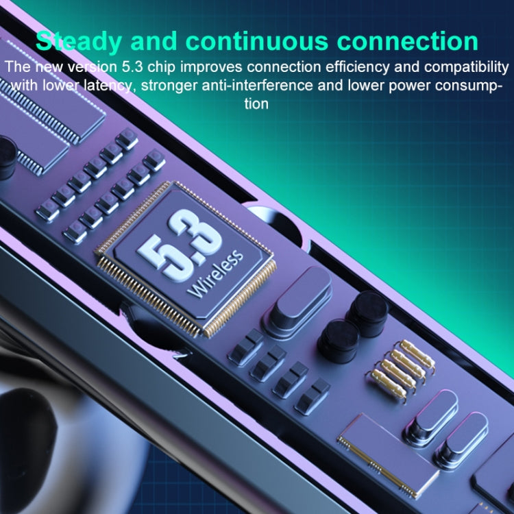 WK V07 Vanguard Series Starshards Wireless Bluetooth Earphone(Black)
