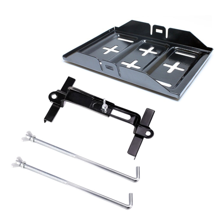 Car Universal Battery Bracket Adjustable Battery Fixed Holder + Base Tray, Size:28.5cm Base + 19cm Bracket