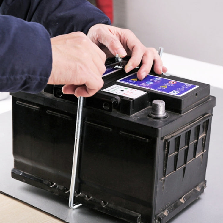 Car Universal Battery Bracket Adjustable Battery Fixed Holder + Base Tray, Size:28.5cm Base + 19cm Bracket
