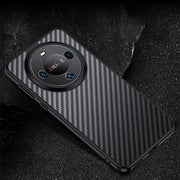 For Huawei Mate 60 wlons Magsafe Carbon Fiber Kevlar TPU Phone Case(Black)