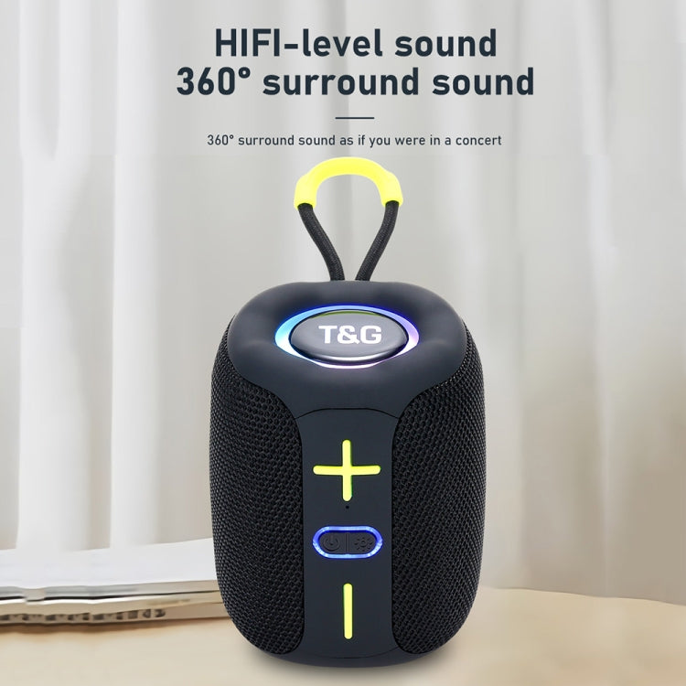 T&G TG-658 Outdoor USB High Power 8W Heavy Bass Wireless Bluetooth Speaker(Grey)