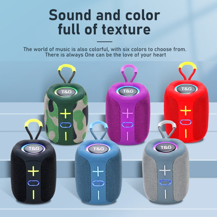 T&G TG-658 Outdoor USB High Power 8W Heavy Bass Wireless Bluetooth Speaker(Grey)