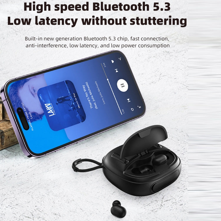 T&G TG-813 2 in 1 TWS Bluetooth Speaker Earphone with Charging Box(Red)