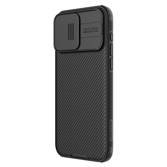 For iPhone 15 Pro Max NILLKIN CamShield Pro Magnetic Magsafe Phone Case(Black)