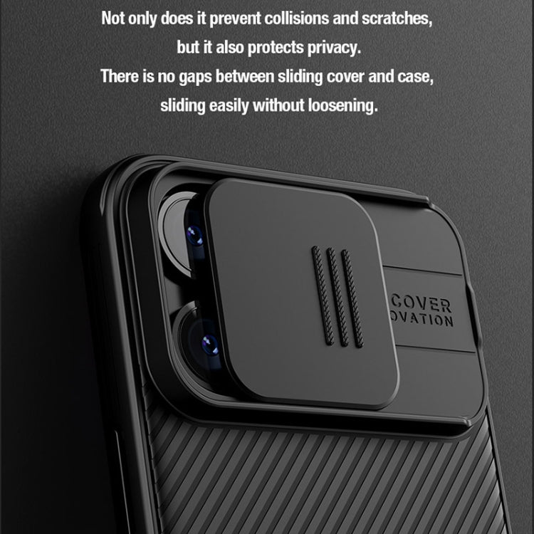For iPhone 15 Pro Max NILLKIN CamShield Pro Magnetic Magsafe Phone Case(Black)