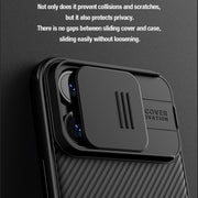 For iPhone 15 Pro Max NILLKIN CamShield Pro Magnetic Magsafe Phone Case(Black)