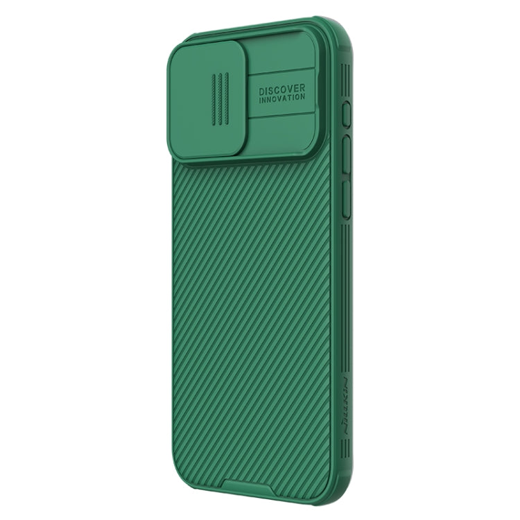For iPhone 15 Pro Max NILLKIN CamShield Pro Magnetic Magsafe Phone Case(Green)