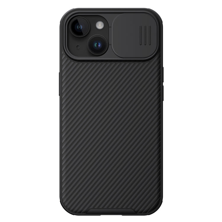 For iPhone 15 NILLKIN CamShield Pro Magnetic Magsafe Phone Case(Black)