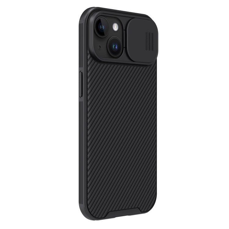 For iPhone 15 NILLKIN CamShield Pro Magnetic Magsafe Phone Case(Black)