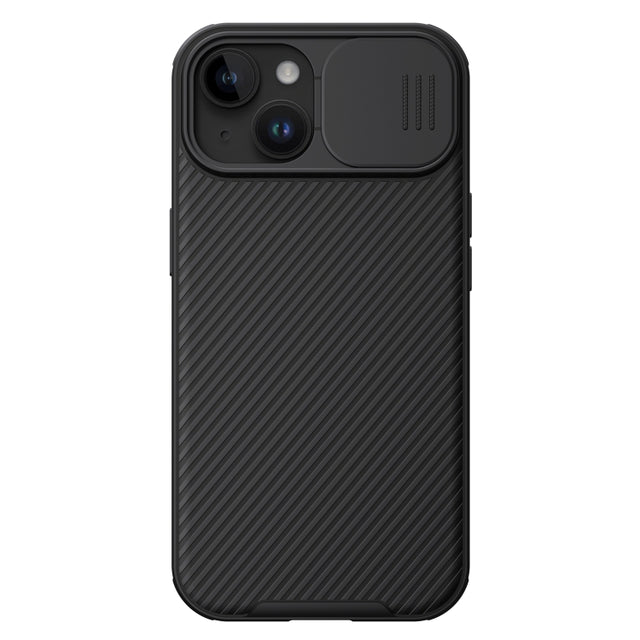 For iPhone 15 NILLKIN CamShield Pro Magnetic Magsafe Phone Case(Black)