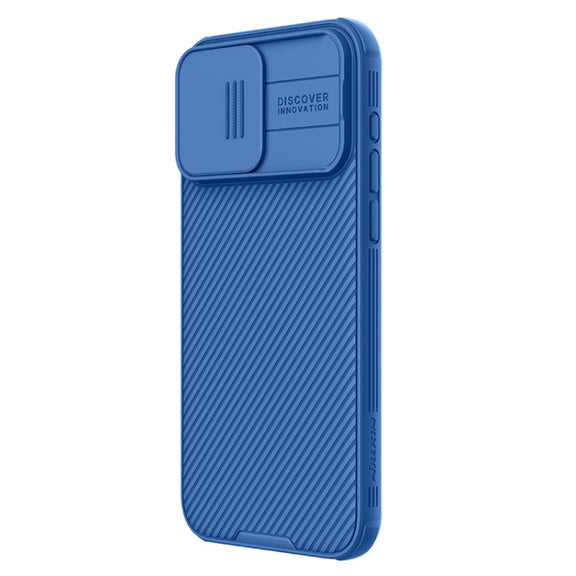 For iPhone 15 Pro NILLKIN CamShield Pro PC Phone Case(Blue)