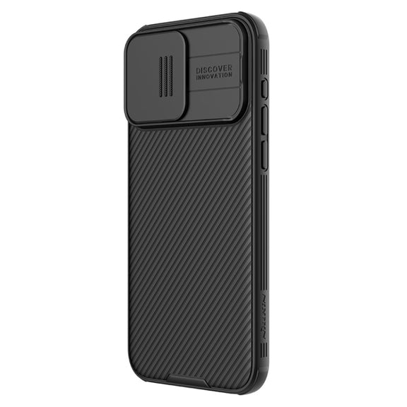 For iPhone 15 Pro NILLKIN CamShield Pro PC Phone Case(Black)