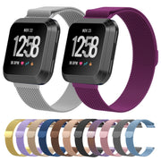 For Fitbit Versa 2 / Fitbit Versa / Fitbit Versa Lite Milanese Watch Band,, Small Size: 2.3x22.5cm(Rose Gold)