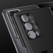 For Honor Magic V2 GKK Integrated Ultra-thin Folding Phone Case with Stand(Champagne Gold)