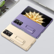 For Honor Magic V2 GKK Integrated Ultra-thin Folding Phone Case with Stand(Purple)