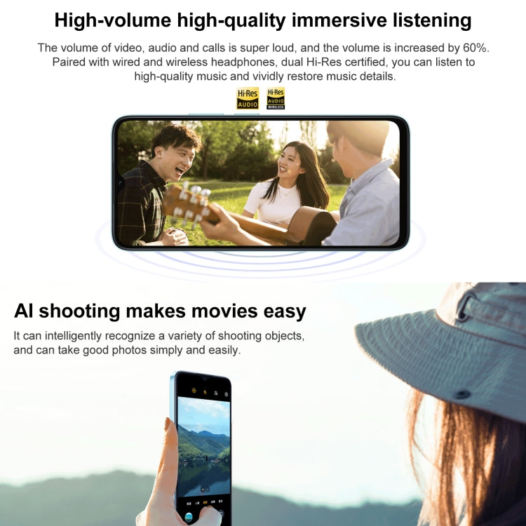 Honor Play 40S 5G, 4GB+128GB, 6.56 inch MagicOS 7.1 Snapdragon 480 Plus Octa Core up to 2.2GHz, Network: 5G, Not Support Google Play(Magic Night Black)