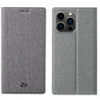 For iPhone 15 Pro Max ViLi DMX Series Shockproof TPU + PU Leather Magnetic Attraction Horizontal Flip Case(Grey) - iPhone 15 Pro Max Cases by ViLi | Online Shopping South Africa | PMC TechLife | Buy Now Pay Later Mobicred
