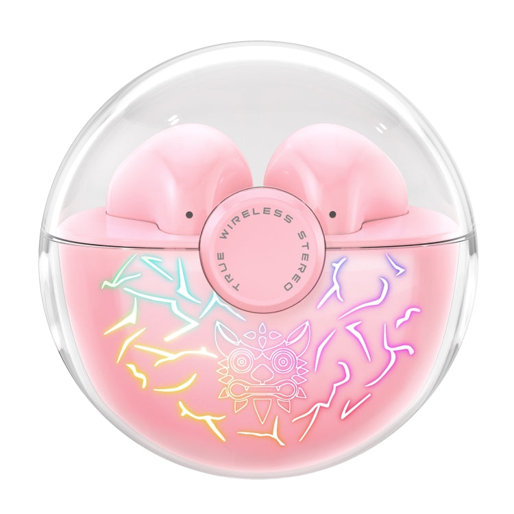 ONIKUMA T35 Bluetooth 5.1 TWS Wireless Bluetooth Gaming Earphone(Pink)
