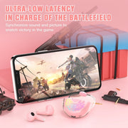 ONIKUMA T35 Bluetooth 5.1 TWS Wireless Bluetooth Gaming Earphone(Pink)