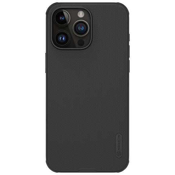 For iPhone 15 Pro Max NILLKIN Frosted Shield Pro PC + TPU Phone Case(Black)