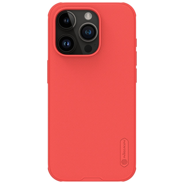 For iPhone 15 Pro NILLKIN Frosted Shield Pro PC + TPU Phone Case(Red)
