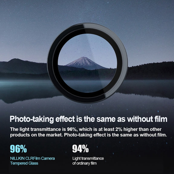For iPhone 15  / 15 Plus NILLKIN Color Mirror Series Lens Film