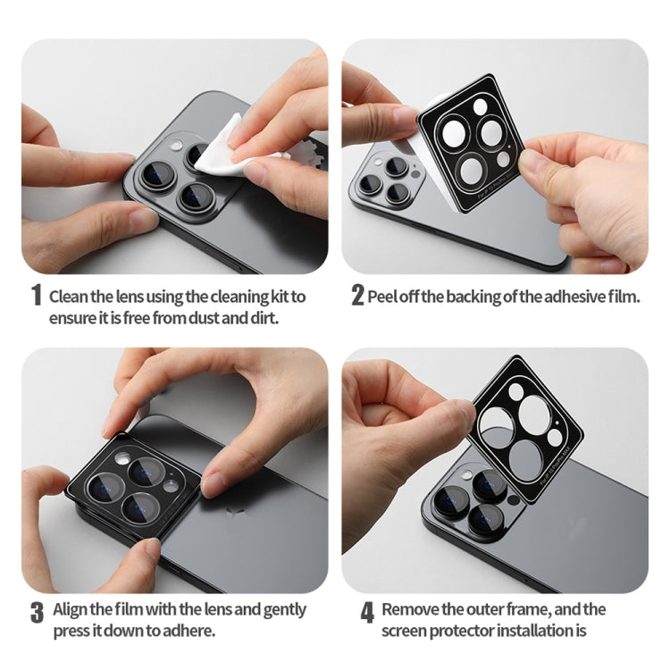 For iPhone 15  / 15 Plus NILLKIN Color Mirror Series Lens Film