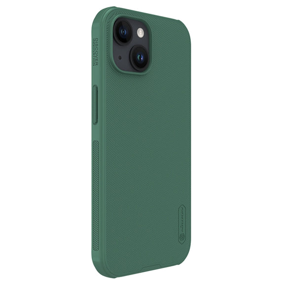 For iPhone 15 NILLKIN Frosted Shield Pro PC + TPU Phone Case(Green)
