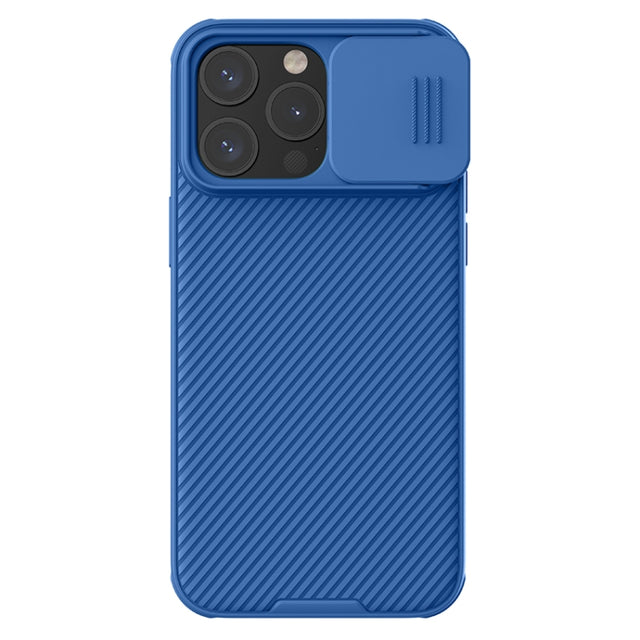 For iPhone 15 Pro NILLKIN CamShield Pro Magnetic Magsafe Phone Case(Blue)