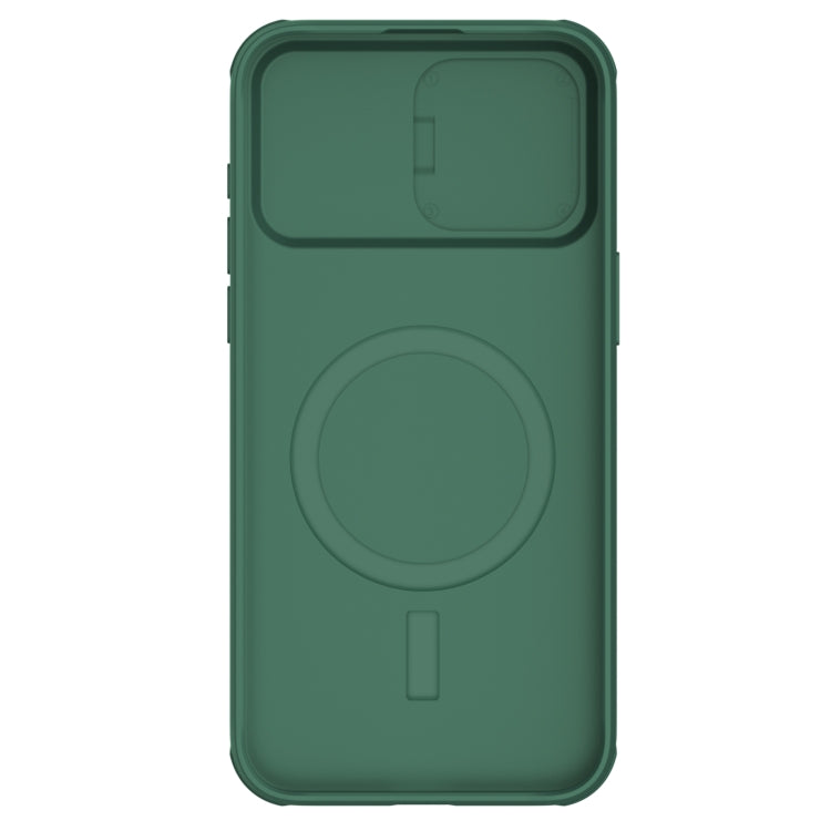 For iPhone 15 Pro NILLKIN CamShield Pro Magnetic Magsafe Phone Case(Green)