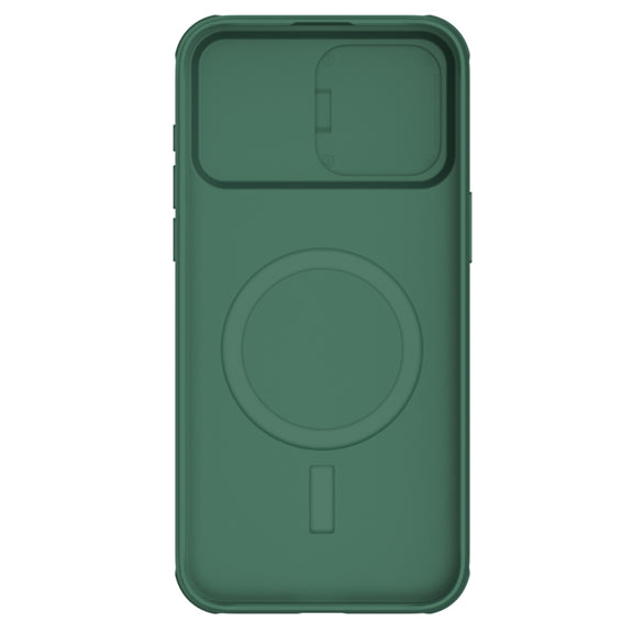 For iPhone 15 Pro NILLKIN CamShield Pro Magnetic Magsafe Phone Case(Green)