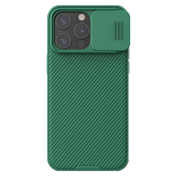 For iPhone 15 Pro NILLKIN CamShield Pro Magnetic Magsafe Phone Case(Green)