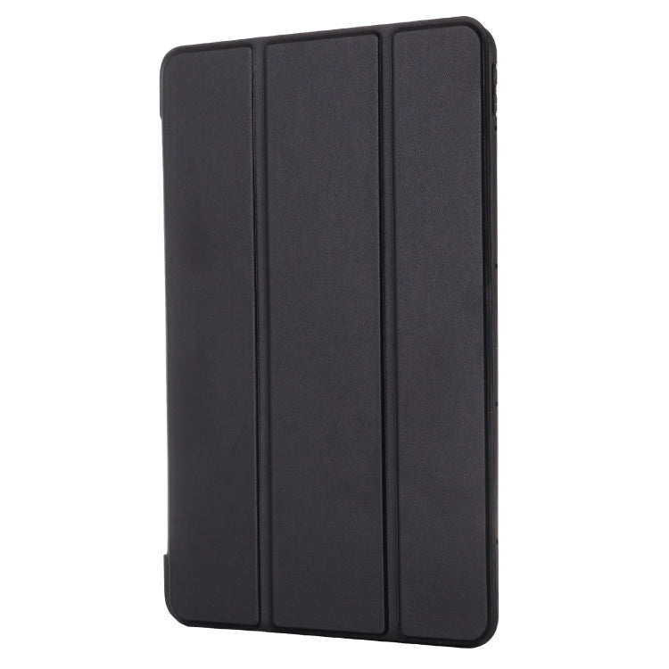 For Huawei Matepad 10.4 GEBEI Shockproof Horizontal Flip Leather Case with Three-folding Holder(Black)