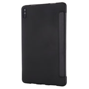 For Huawei Matepad 10.4 GEBEI Shockproof Horizontal Flip Leather Case with Three-folding Holder(Black)
