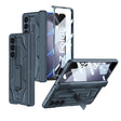 For Samsung Galaxy Z Fold5 GKK Integrated Magnetic Armor Flip Phone Case with Holder(Green) - Galaxy Z Fold5 Cases by GKK | Online Shopping South Africa | PMC TechLife | Buy Now Pay Later Mobicred