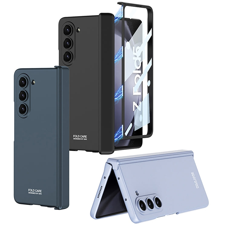 For Samsung Galaxy Z Fold5 GKK Integrated Magnetic Folding Hinge All-inclusive Phone Case(Green)