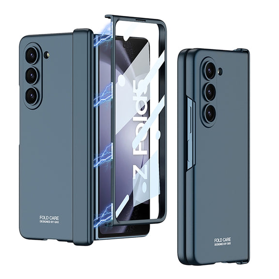 For Samsung Galaxy Z Fold5 GKK Integrated Magnetic Folding Hinge All-inclusive Phone Case(Green)