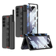 For Samsung Galaxy Z Fold5 GKK Integrated Magnetic Folding Hinge Phone Case with Wrist Strap & Pen Holder(Carbon Fiber) - Galaxy Z Fold5 Cases by GKK | Online Shopping South Africa | PMC TechLife | Buy Now Pay Later Mobicred