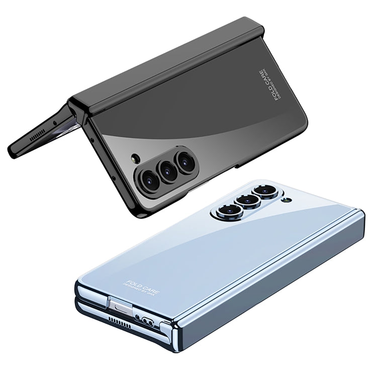 For Samsung Galaxy Z Fold5 GKK Integrated Magnetic Phantom Hinge Folding Phone Case(White)
