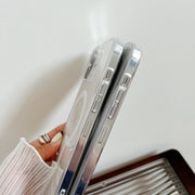 For iPhone 15 Pro Max MagSafe Magnetic Clear Acrylic TPU Phone Case(Transparent)