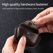 For Huawei FreeBuds SE 2 / SE 3 Leather TWS Earphone Protective Case with Hook(Green)