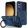 For Samsung Galaxy S23+ 5G Sliding Camshield Magsafe Holder TPU Hybrid PC Phone Case(Royal Blue) - Galaxy S23+ 5G Cases by PMC TechLife | Online Shopping South Africa | PMC TechLife