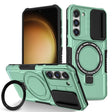 For Samsung Galaxy S23+ 5G Sliding Camshield Magsafe Holder TPU Hybrid PC Phone Case(Light Blue) - Galaxy S23+ 5G Cases by PMC TechLife | Online Shopping South Africa | PMC TechLife