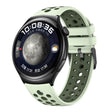 For Huawei Watch 4 Two Color Round Hole Silicone Watch Band(Mint Green) - Watch Bands by PMC TechLife | Online Shopping South Africa | PMC TechLife