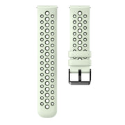 For Huawei Watch 4 Two Color Round Hole Silicone Watch Band(Mint Green)