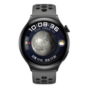For Huawei Watch 4 Two Color Round Hole Silicone Watch Band(Graphite Grey)