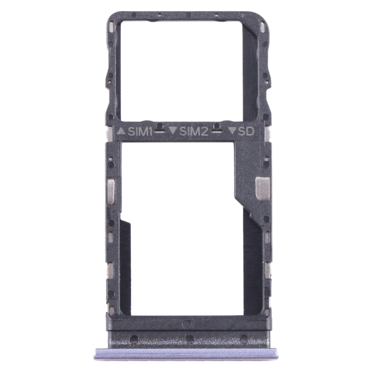 For TCL 40 SE Original SIM + Micro SD Card Tray(Purple)