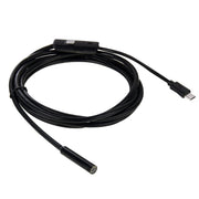 AN97 Water-resistant Micro USB Endoscope Hard Tube Inspection Camera for Parts of OTG Function Android Mobile Phone, with 6 LEDs, Lens Diameter:8mm(Length: 5m)